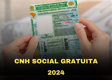 cnh social inscrição 2024